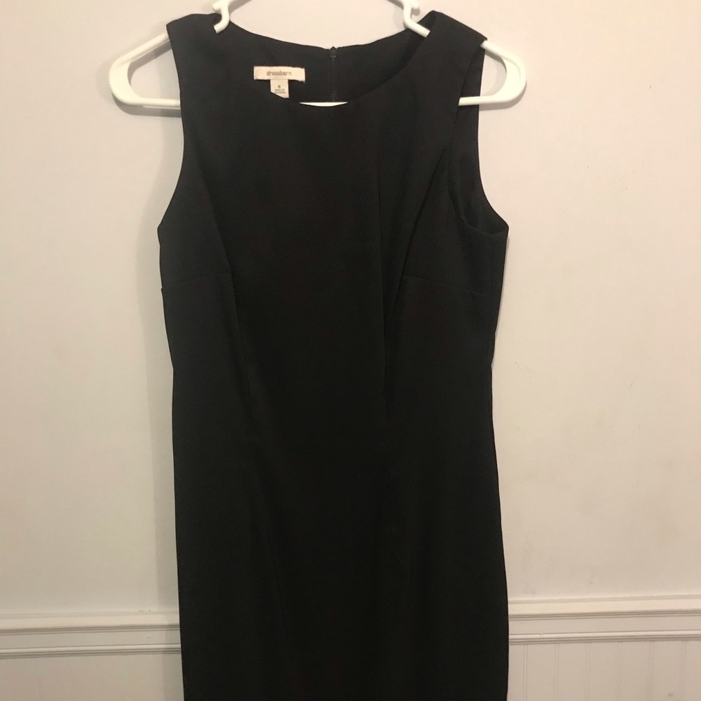 Size 6 sleeveless black dress